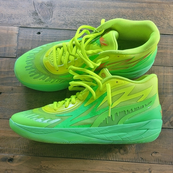 Puma LaMelo Ball MB.02 Nickelodeon Slime EUC - Picture 4 of 5